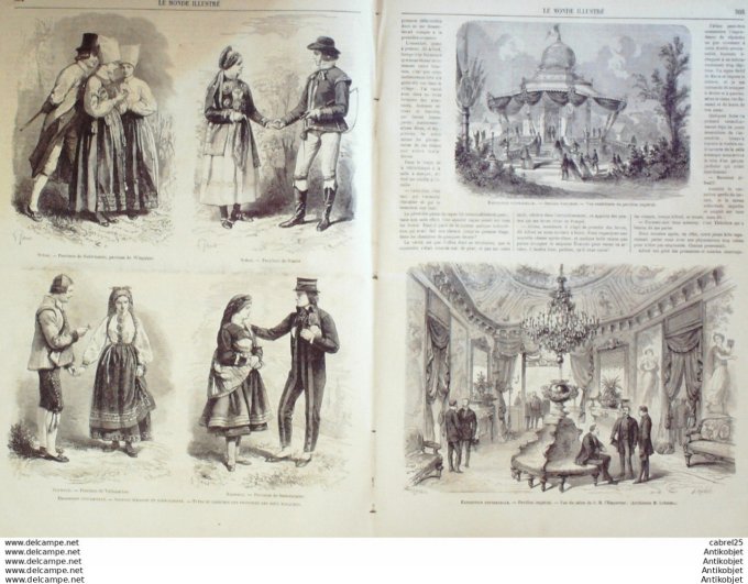 Le Monde illustré 1867 n°527 Jamaïque Haîti Port Au Prince Géorgie Tiflis Suède Norvège