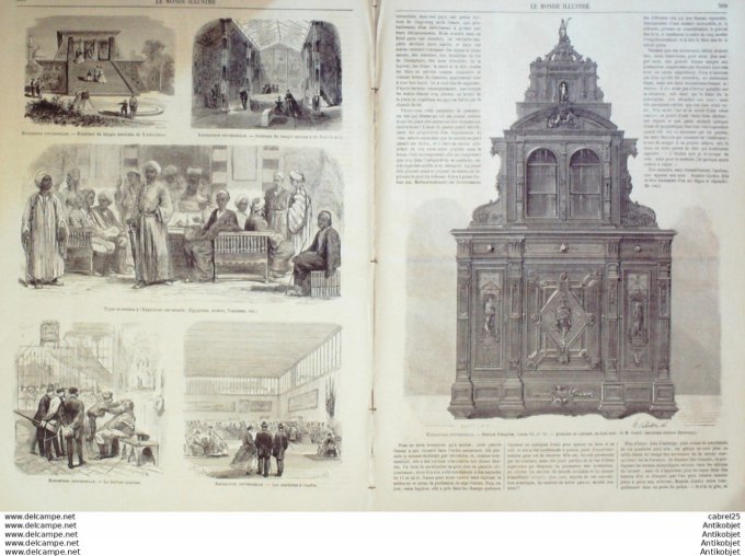 Le Monde illustré 1867 n°527 Jamaïque Haîti Port Au Prince Géorgie Tiflis Suède Norvège