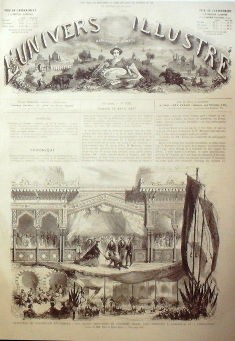 L'Univers illustré 1867 # 632 Calais (62) 
