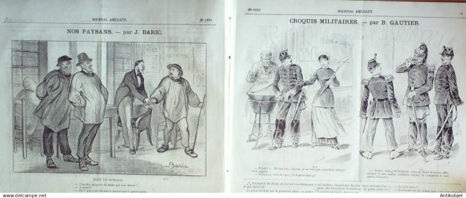 Le Journal Amusant 1884 # 1429 Le maitre de Forges par Stop