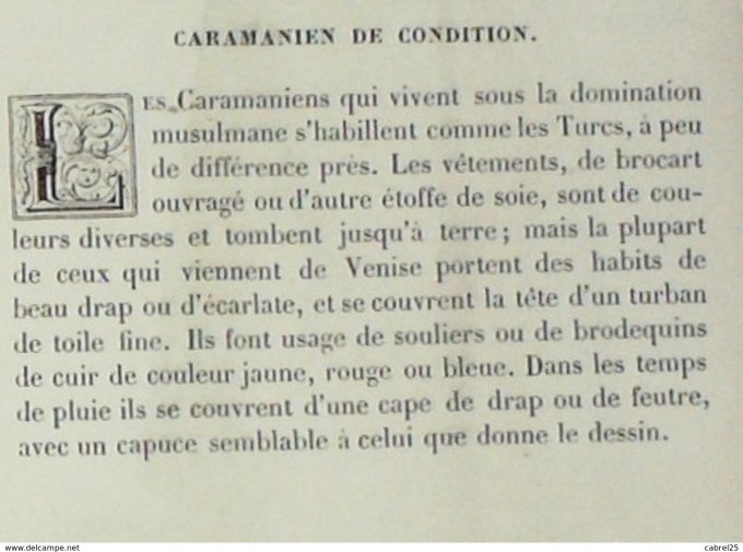 Turquie Caramanien de condition  1859