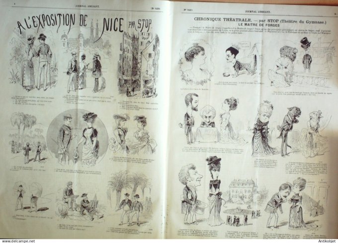 Le Journal Amusant 1884 # 1429 Le maitre de Forges par Stop