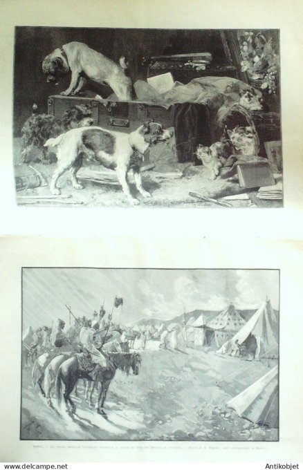 Le Monde illustré 1892 n°1853 Lyon (69) centenaire de Valmy Moscou Nikolski Maroc Aghera