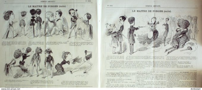 Le Journal Amusant 1884 # 1429 Le maitre de Forges par Stop