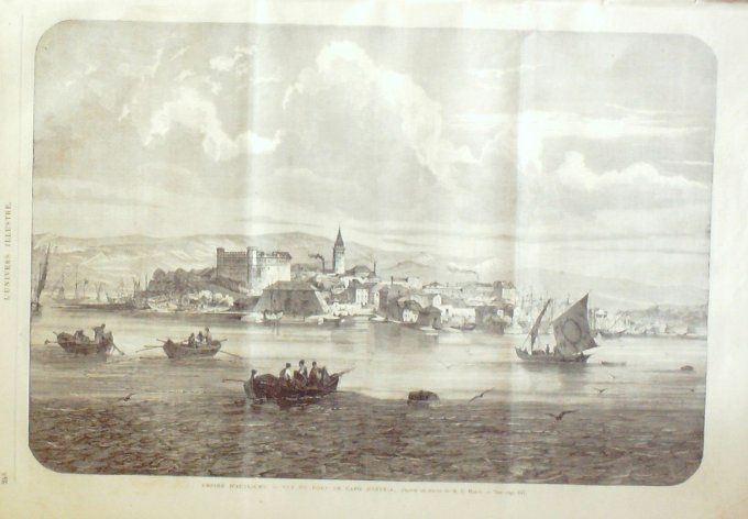 L'Univers illustré 1867 # 633 Autriche Capo Distria Japon Yokohama Londres maison de Cromwell  