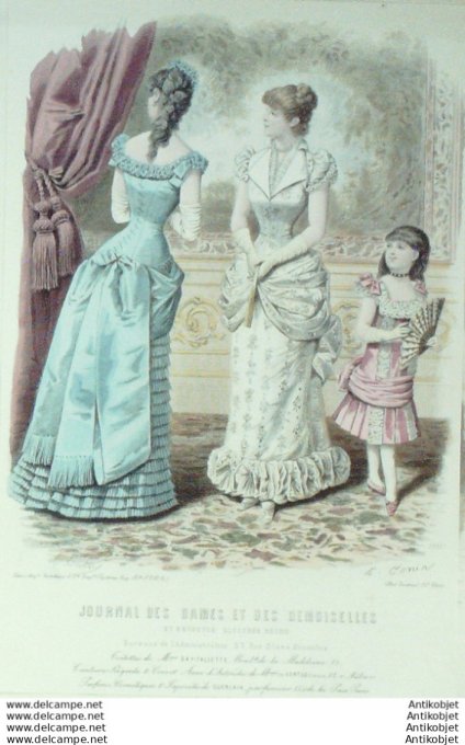 Journal des Dames Demoiselles 1882 # 1952 (Maison Day-Fallette)
