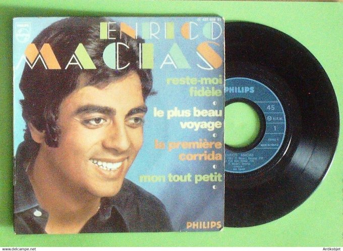 Macias Enrico 45T EP Reste-moi fidèle 1963