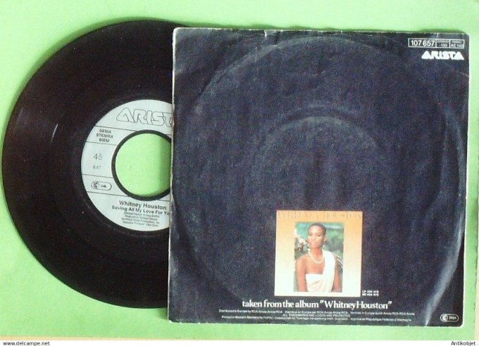 Houston Whitney 45T SP Saving all my love for you 1985