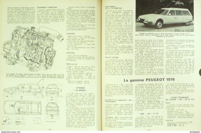 Revue Tech. Automobile 1982 n°349 Datsun Cherry 100A & 120A