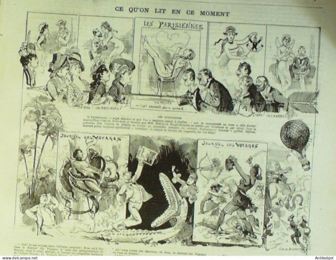 La Caricature 1880 #  28 Code du duel à l'usage des Journalistes Robida Trick Draner