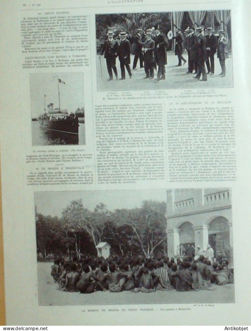L'illustration 1905 n°3256 Algérie Sidi-Abdallah Farfadet Ukraine Kniaz-POtemkine Brest (29) Stockho