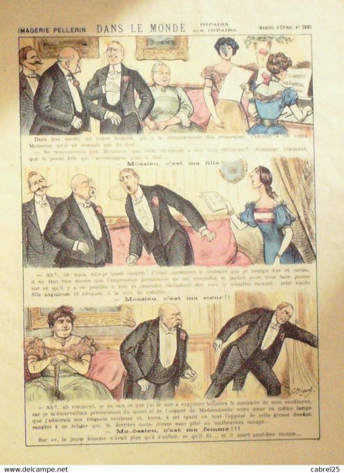 Dans Le Monde (Pellerin d'epinal) Bigot