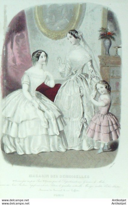 Magasin des demoiselles 1850 #  3 Mariée