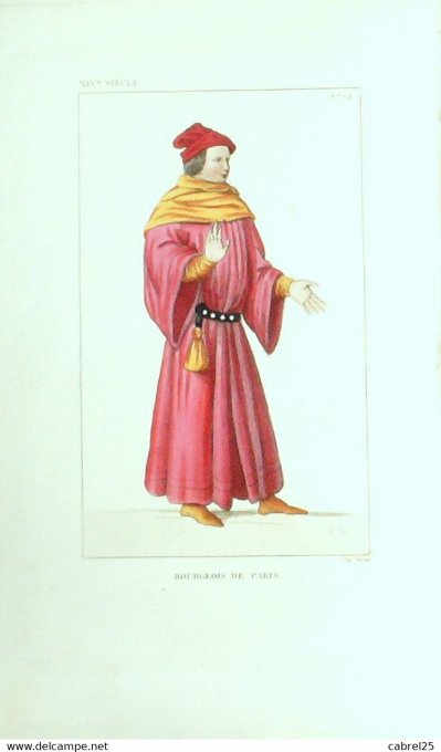 Portrait Bourgeois de PARIS 14ème 1852