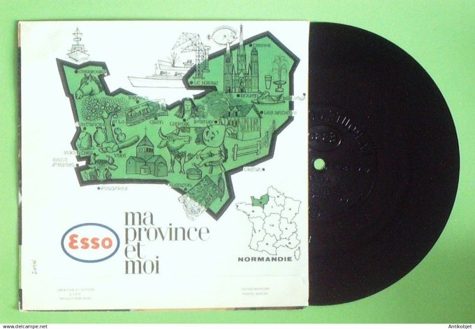 Ma Province & moi 45T Normandie Pub Esso Disk 9 1970