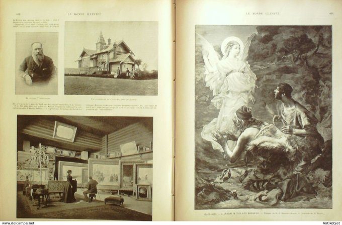 Le Monde illustré 1896 n°2073 Madagascar Fahavalo Anamalazaotra Esapgne Séville Macéo Sarah Bernhard