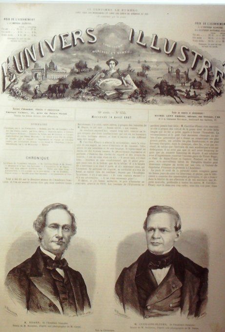 L'Univers illustré 1867 # 635 St-Pétersbourg Allemagne Souabe Cannes (06) Bengale Armée 