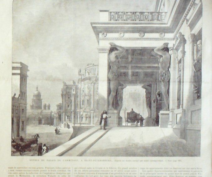 L'Univers illustré 1867 # 635 St-Pétersbourg Allemagne Souabe Cannes (06) Bengale Armée 
