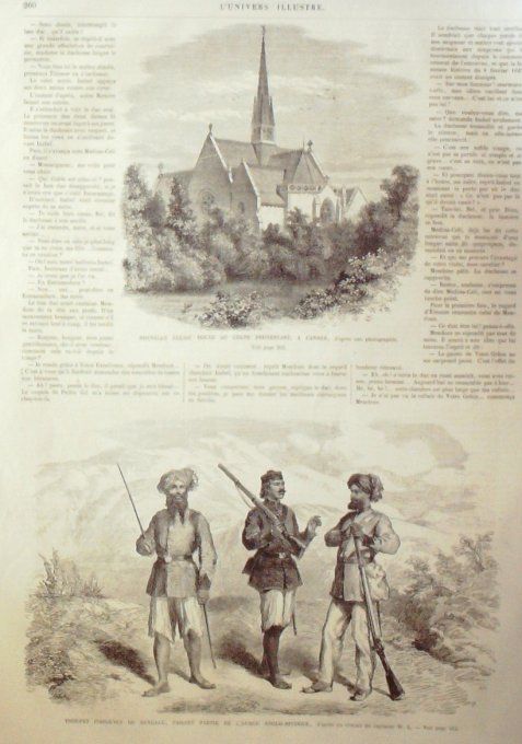 L'Univers illustré 1867 # 635 St-Pétersbourg Allemagne Souabe Cannes (06) Bengale Armée 