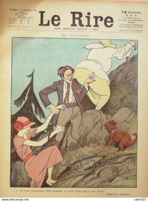 Le Rire 1923 n°241 Roubille Falké Nob Vertès Mirande Roussau Mars Trick Miarko Arnac