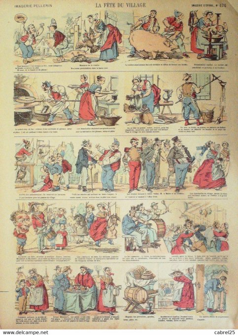 La Fete Du Village (Pellerin d'epinal)