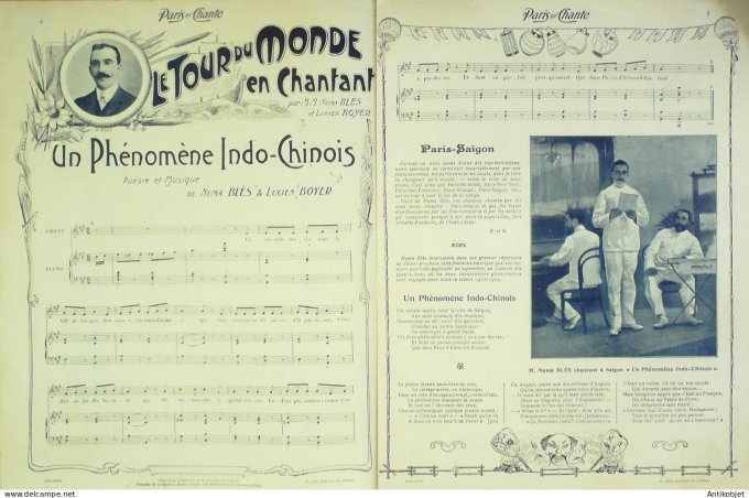 Paris qui chante 1903 #32 Derminy Blés Lucien Boyer Irma de l'Hespel Bluette