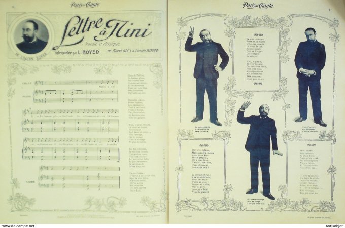 Paris qui chante 1903 #32 Derminy Blés Lucien Boyer Irma de l'Hespel Bluette