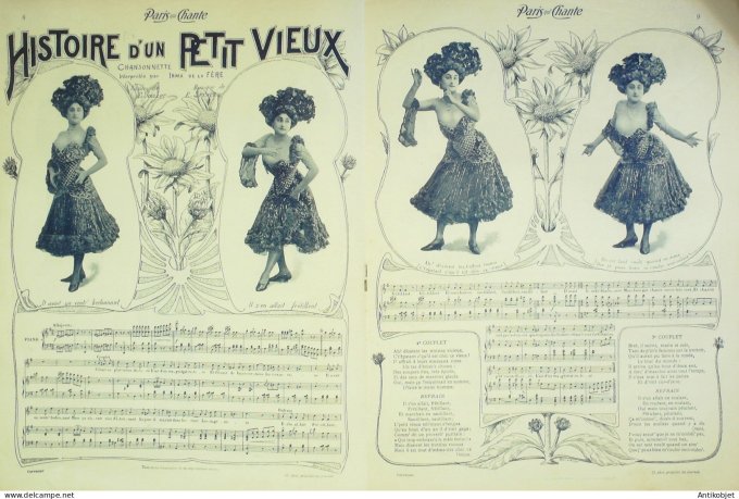 Paris qui chante 1903 #32 Derminy Blés Lucien Boyer Irma de l'Hespel Bluette
