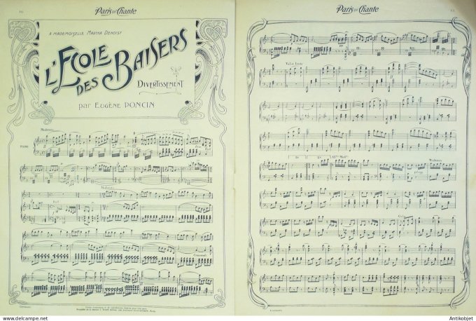 Paris qui chante 1903 #32 Derminy Blés Lucien Boyer Irma de l'Hespel Bluette