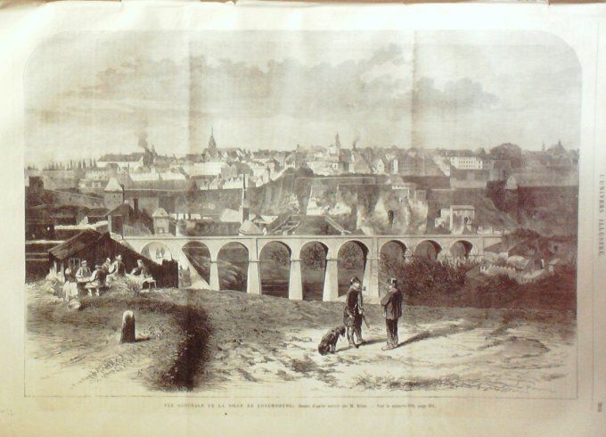 L'Univers illustré 1867 # 636 Rome Taverne Goethe Luxembourg Moscou Oxford Cambridge