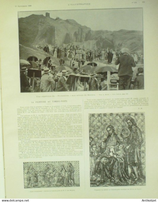 L'illustration 1900 n°3001 Chine Tien-Tsin Vietnam Hanoï Pnom-Penh ïles éoliennes Vulcano Lipari Str