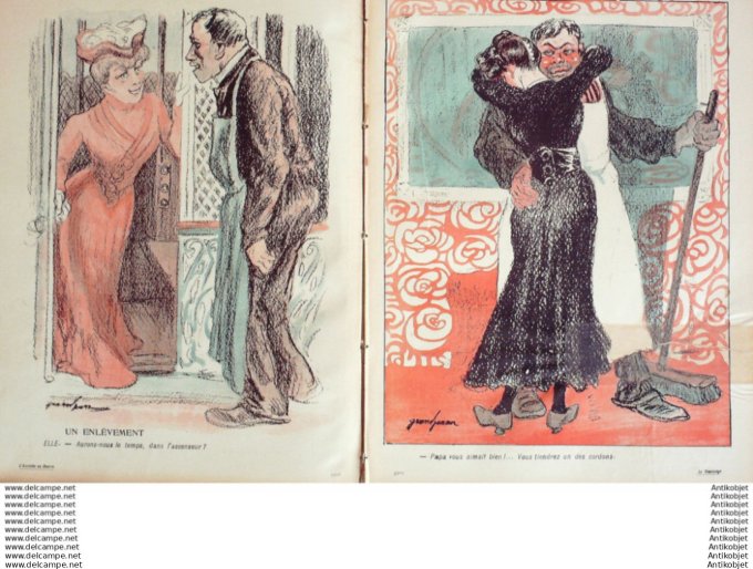 L'Assiette au beurre 1905 # 200 Le concierge Grandjouan