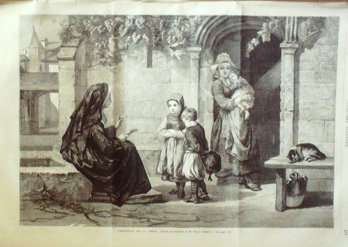 L'Univers illustré 1867 # 637 Allemagne Lubeck Holstein Grèce Crête la Canée  