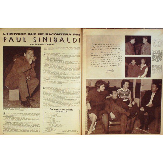 Miroir Sprint 1958 # 637 18 Aou Meano Zamparini Jungwirth Sinibaldi France Afriques