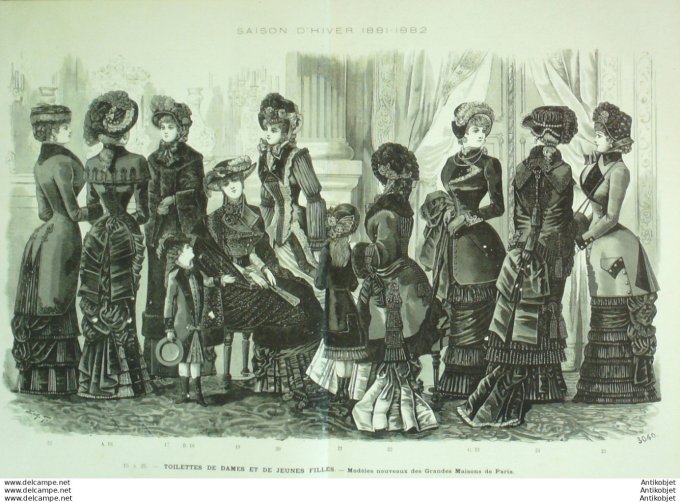 Salon de la Mode 1882 (Costumes hiver)