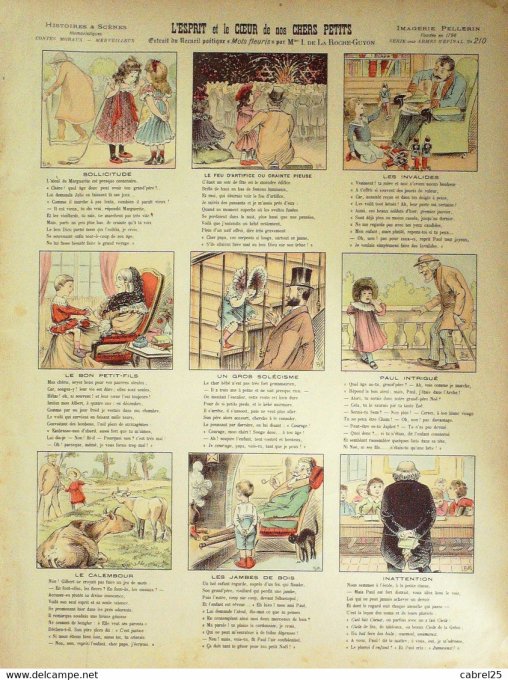 L'esprit & Le Coeur  de Nos Chers Petits (Pellerin d'epinal)