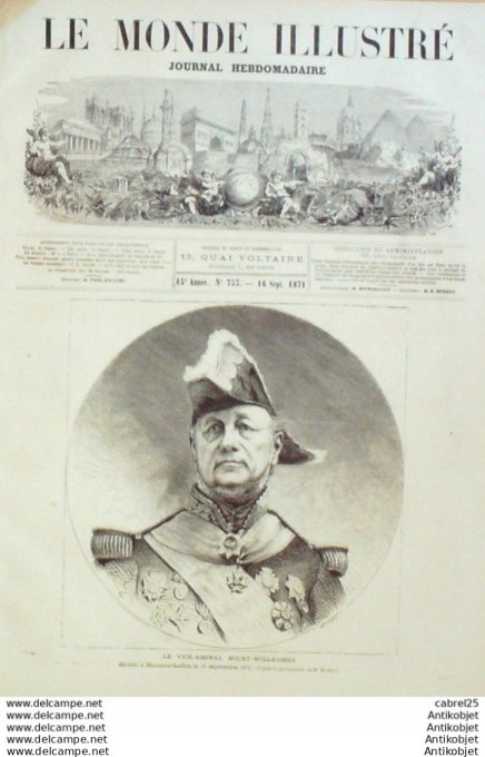 Gravure de mode actuelle 1873 n°114