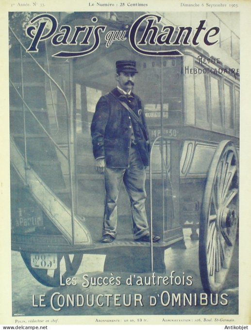 Paris qui chante 1903 #33 Barneil Favart Bian-Ka Carl Star Valda Joanyd
