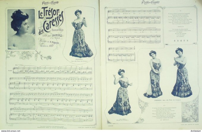 Paris qui chante 1903 #33 Barneil Favart Bian-Ka Carl Star Valda Joanyd