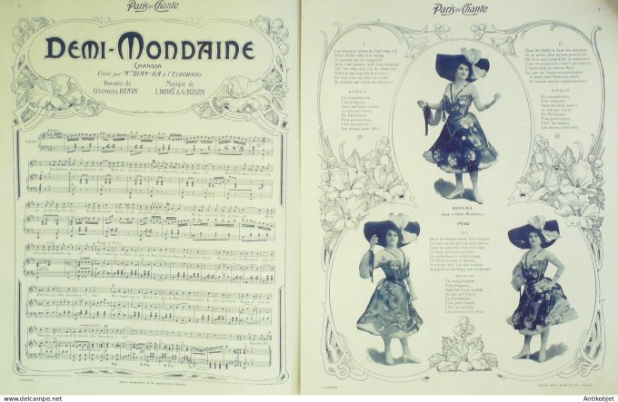 Paris qui chante 1903 #33 Barneil Favart Bian-Ka Carl Star Valda Joanyd