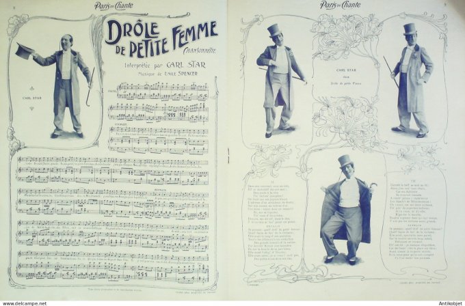 Paris qui chante 1903 n° 33 Barneil Favart Bian-Ka Carl Star Valda Joanyd