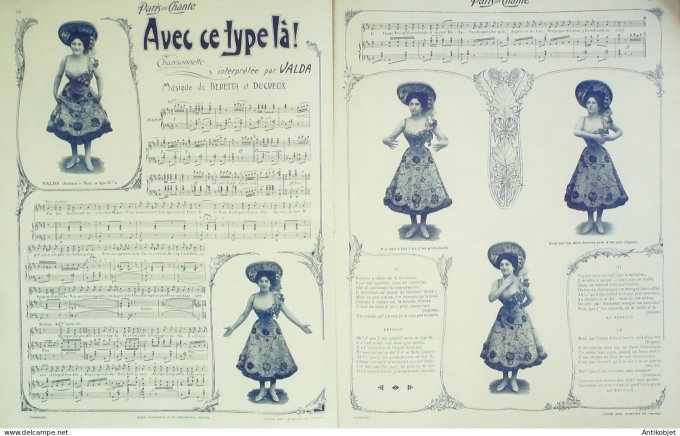 Paris qui chante 1903 #33 Barneil Favart Bian-Ka Carl Star Valda Joanyd