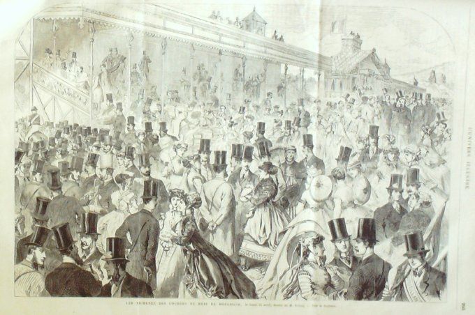 L'Univers illustré 1867 # 639 Marcé aux bestiaux Allemagne Rumpenheim Nvelle-Zélande