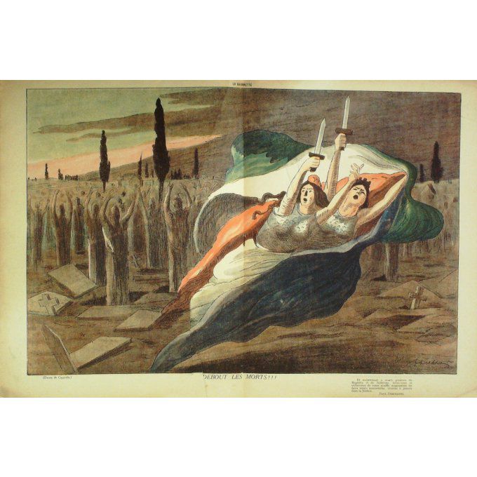 La Baionnette 1916 n°063 (Notre soeur d'Italie) ANCRENAZ LORENZI CAPPIELLO MANFREDINI