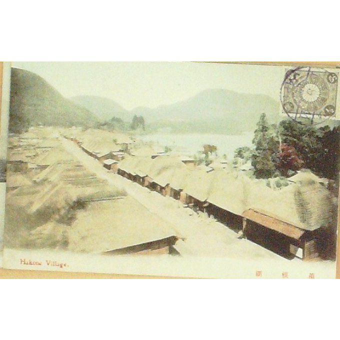 Cpa Japon Hakone Village 1920