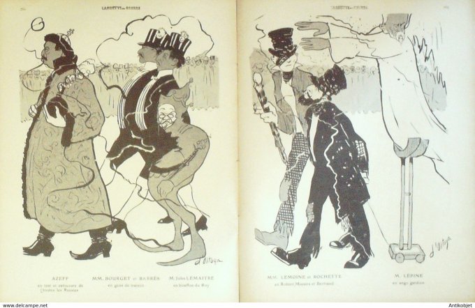 L'Assiette au beurre 1908 # 412 Cortège Carnavalesque Ostoya