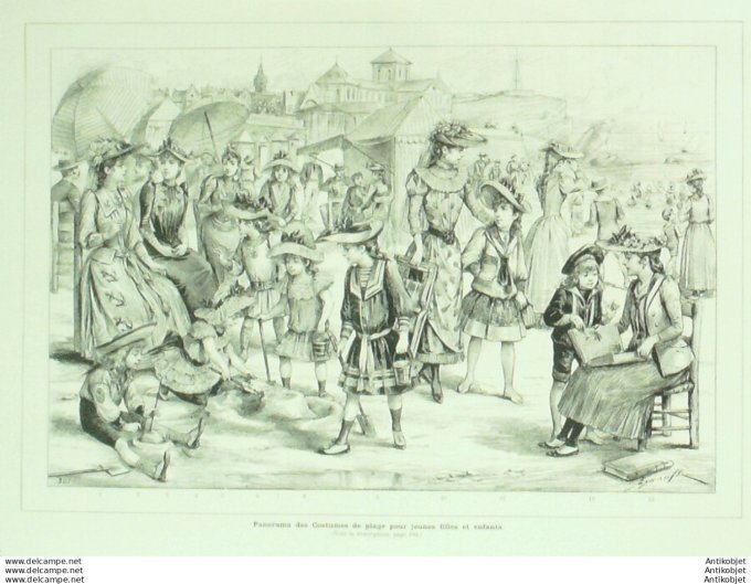 Salon de la mode (tenues de plage enfants)