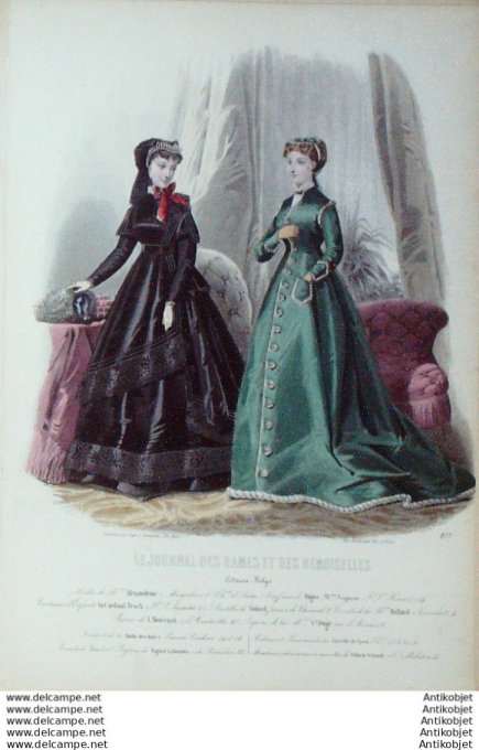 Journal des Dames Demoiselles 1867 # 877 (Maison Alexandrine)