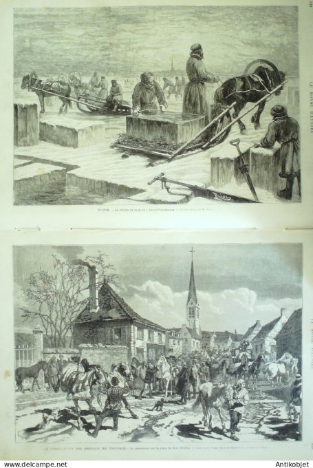 Le Monde illustré 1874 n°932 Verdun (55) Espagne Séville Sillé (72) Villefranche (69) Nice (06)