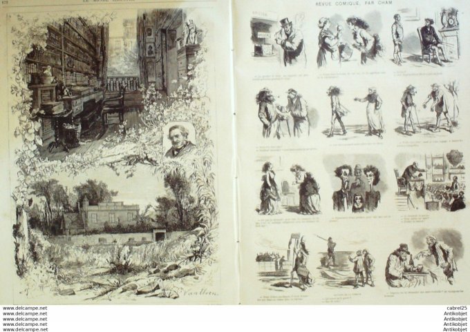 Le Monde illustré 1871 n°752 St Denis (93) Belgique Anvers Versailles (78) Paul De Cock Espagne Madr